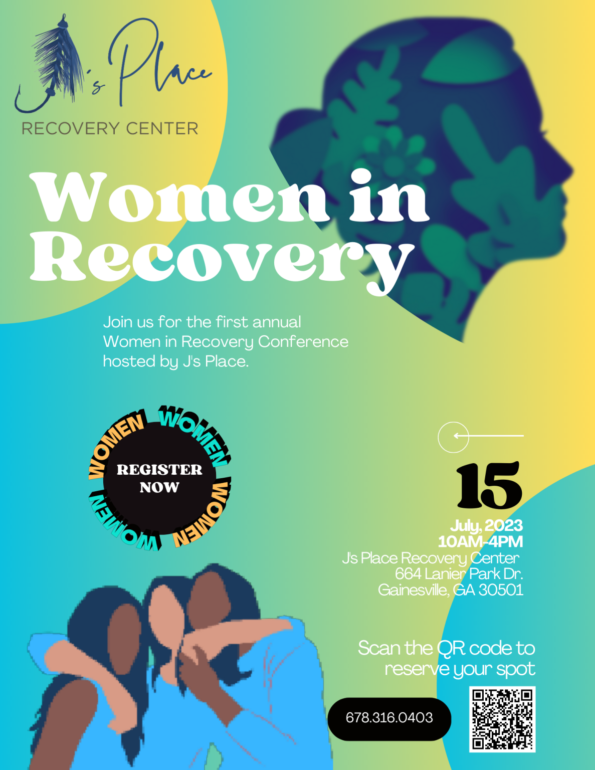 Women in Recovery Conference July 15, 2023 J's Place Recovery Center